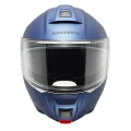 Schuberth C5 Casco Moto Blu Opaco Fronte - Casco Modulare Touring