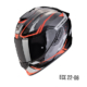 SCORPION-EXO-1400-EVO-II-AIR-ACCORD-140-444-318-Grigio-Rosso-Fronte